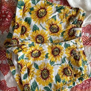 Sunflower American Apparel Jean Shorts
